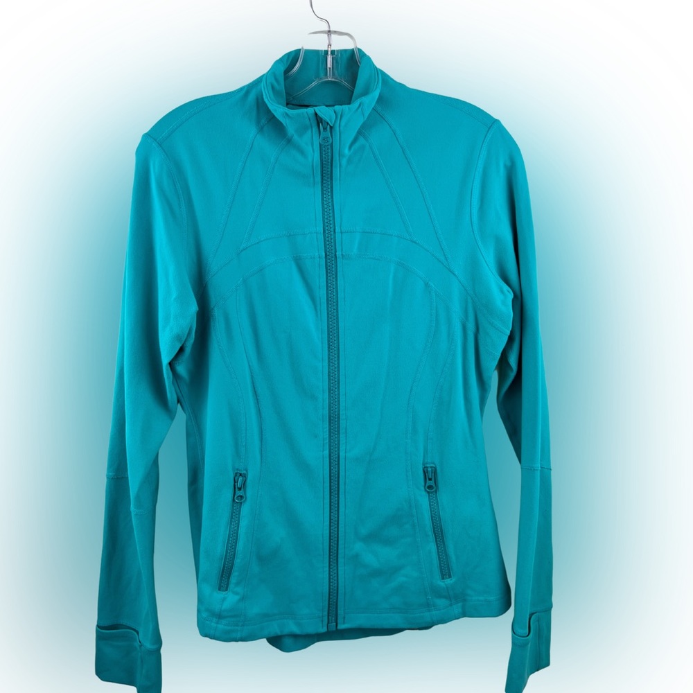 Lululemon Define Jacket Teal Size 6 Long Sleeve